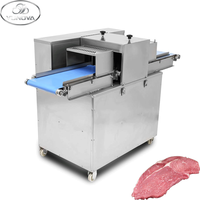Trancheuse à viande industrielle automatique électrique réglable en acier inoxydable 304, moteur en cuivre pur 3000W, capacité de 1000 kg/h