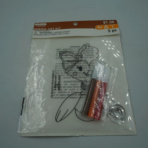 Kit artistico rimpicciolimento fai da te che crea ciondoli e tag No Mess Art, attività creativa fai da te, fogli di pellicola per gioielli fai da te per bambini - Product Image 4