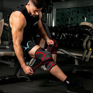 <span class=keywords><strong>Nueva</strong></span> banda de presión de punto deportes rodilleras bádminton correr Fitness rodilleras montañismo al aire libre rodilleras - Product Image 2