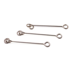 Chính xác dây thép không gỉ hình thành mùa xuân móc kim loại móc lắp ráp với vòng lặp thiết bị kết nối và treo móc đàn hồi - Product Image 6