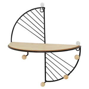 Nordic home organization wrought iron hook creative living room bedroom wall hanging holder decoration wall mounted storage rack