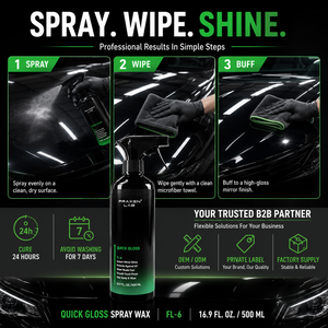Revêtement céramique nano hydrophobe professionnel <span class=keywords><strong>pour</strong></span> voiture, brillance élevée, longue durée, <span class=keywords><strong>cire</strong></span> en spray rapide <span class=keywords><strong>pour</strong></span> peinture, plastique, verre - Product Image 3