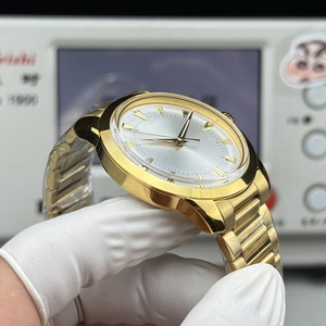 Nuevo Reloj de Diseño de Moda Dorado de 40 mm para Hombre, Reloj de Negocios de Lujo de Alta Calidad con Movimiento 9015, Reloj Mecánico de Zafiro - Product Image 6
