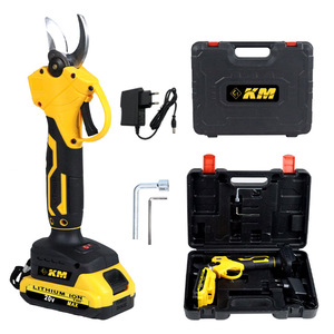 Km Cordless Electric Pruning Shears 20V Lithium Ion Battery Powered Bypass <b>Pruner</b> For Fruit <b>Trees</b> And Gardening - Product Image 1
