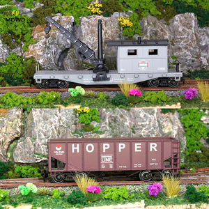 Modello di Treno Ferroviario in Scala 1:87, Accessorio per Collezione Hobby, Scenografia Ferroviaria per Tavolo di Sabbia, per Appassionati di <span class=keywords><strong>Modellismo</strong></span> Ferroviario - Product Image 4