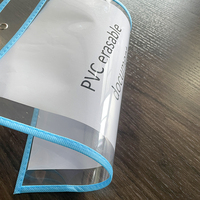 Carpeta de Archivo Nueva de Moda Transfronteriza de Gran Venta con Bolsillos de Colores para Archivo de Rápida Acceso, Colgante, Roja, de PP/PVC, Impresa con UV