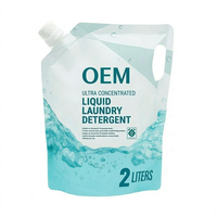 Détergent à lessive liquide OEM écologique, parfum floral lavande et jasmin, nettoyage en profondeur, élimine les taches, faible mousse, naturel
