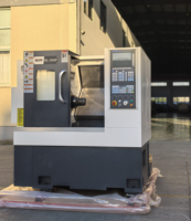Taiwan technologie Gang outil CNC centre de tournage lit incliné contre-pointe automatique métal moyen devoir double broches tour Machine
