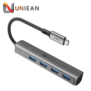 4-in-1 3.0 USB tipi C HUB USB HUB C tipi yerleştirme istasyonu HUB