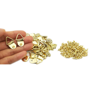 Hot bán kim loại tam giác vòng hình ảnh khung ảnh móc sơn dầu Khung móc áo móc - Product Image 2