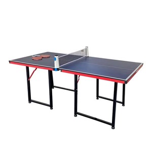 Nouvelle conception <span class=keywords><strong>de</strong></span> <span class=keywords><strong>table</strong></span> <span class=keywords><strong>de</strong></span> ping-pong pliable portable pour enfants en MDF <span class=keywords><strong>de</strong></span> 15 mm, légère pour le divertissement - Product Image 1