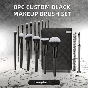 Ensemble <span class=keywords><strong>de</strong></span> 15 pinceaux <span class=keywords><strong>de</strong></span> <span class=keywords><strong>maquillage</strong></span> en poils synthétiques <span class=keywords><strong>de</strong></span> qualité supérieure avec pinceau éventail et manche en bois pour le <span class=keywords><strong>maquillage</strong></span> du <span class=keywords><strong>visage</strong></span> - Product Image 5