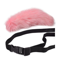Accessoires de cosplay pour spectacle scénique, queue de renard en peluche de simulation de 40 cm de long, queue érotique pour couple, accessoires de performance