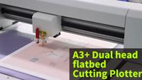Cortadora digital de buena calidad, precio de pegatina, máquina troqueladora, cámara CCD plana, plotter de corte de cartón