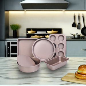 促销畅销蛋糕盘烘焙不粘蛋糕盘铝盘5pcs蛋糕盘 - Product Image 6