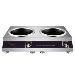 5000w Double Concave Céramique Plaques De Cuisson À Induction Cuisinière Plaque De Cuisson 2 Brûleurs Électrique Commercial Wok Cuisinière À Induction - Product Image 6