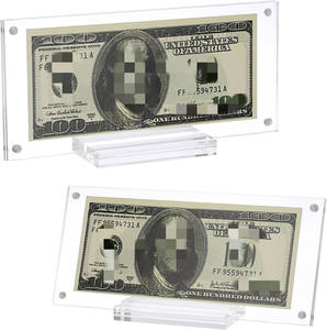 กรอบธนบัตรอะคริลิคใสแบบตั้งได้ป้องกันรังสียูวีกรอบอะคริลิค - Product Image 4