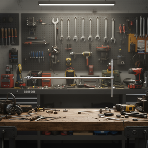 Clé à molette 273 1/4 Q, longueur L, largeur A, design à poignée en T - Product Image 3