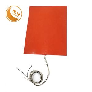 Almofada de aquecimento flexível elétrica elétrica personalizada 12v 24v 110v 220v Cobertor de aquecimento de silicone de borracha - Product Image 2