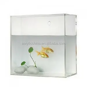 Fábrica Atacado Personalizado Lucite Acrílico Aquário Peixe Divisor/Reprodução Tanque para Home Decor