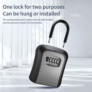 ตู้เซฟรหัสผ่านแบบมีตะขอ ไม่ต้องติดตั้ง ตู้เซฟรหัสผ่านแบบขยายขนาด ตู้เซฟขนาดเล็ก ตู้เซฟนิรภัยแบบพกพา - Product Image 6