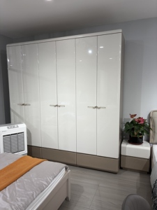 Ensemble de meubles de chambre à coucher de style moderne personnalisé de la marque Cabrini Factory, taille <span class=keywords><strong>Queen</strong></span>/King, pour hôtel et appartement - Product Image 3