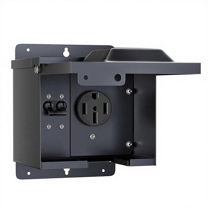 50A IP44 RV Power Outlet Box