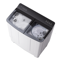 Lave-linge semi-automatique à double cuve en plastique de 10 kg – Vente en gros