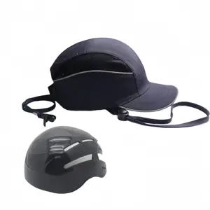 Güvenlik yumru şapka s beyzbol tarzı ABS insert ile CE EN812 OEM özel kısa ağız kask eklemek kişisel güvenlik güvenliği yumru şapka