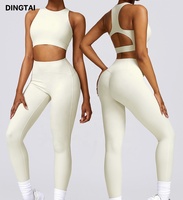Dropshipping Femmes Gym Fitness Sets Workout Sportswear Fitness Booty Gym Biker Fitness Yoga Sets pour Femme