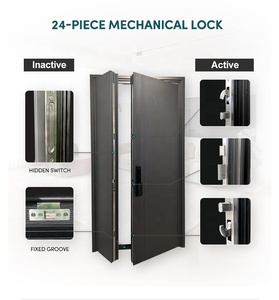 <span class=keywords><strong>Porte</strong></span> <span class=keywords><strong>d</strong></span>'<span class=keywords><strong>entrée</strong></span> pivotante en aluminium miroir de style moderne, fabriquée par ZEKIN, fabricant chinois, avec <span class=keywords><strong>serrure</strong></span> intelligente de sécurité, portes <span class=keywords><strong>d</strong></span>'<span class=keywords><strong>entrée</strong></span> extérieures - Product Image 5