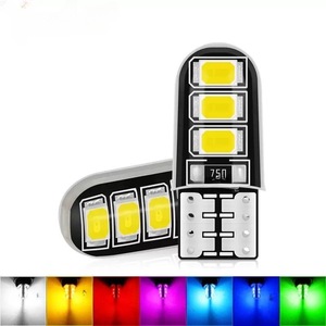หลอดไฟ LED T10 W5W 750 6SMD 2835 สำหรับไฟภายในรถยนต์ หลอดซิลิโคนทรงโดม สำหรับไฟป้ายทะเบียน ไฟจอดรถ ระบบ Canbus Retrofit - Product Image 1
