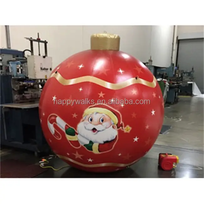 Kommerzieller aufblasbarer Helium ballon im Freien Santa Claus Printing Festival Werbung aufblasbarer Ballon Verkauf