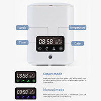 Liweida – Mini Pots de fleurs et jardinières intelligents à hauteur réglable avec humidificateur, purificateur d'air, réveil