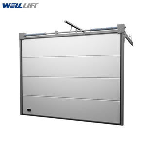 <span class=keywords><strong>Porte</strong></span> <span class=keywords><strong>sectionnelle</strong></span> impactable pour garages et entrepôts avec surface finie <span class=keywords><strong>Porte</strong></span> de quai en acier flexible isolée - Product Image 3