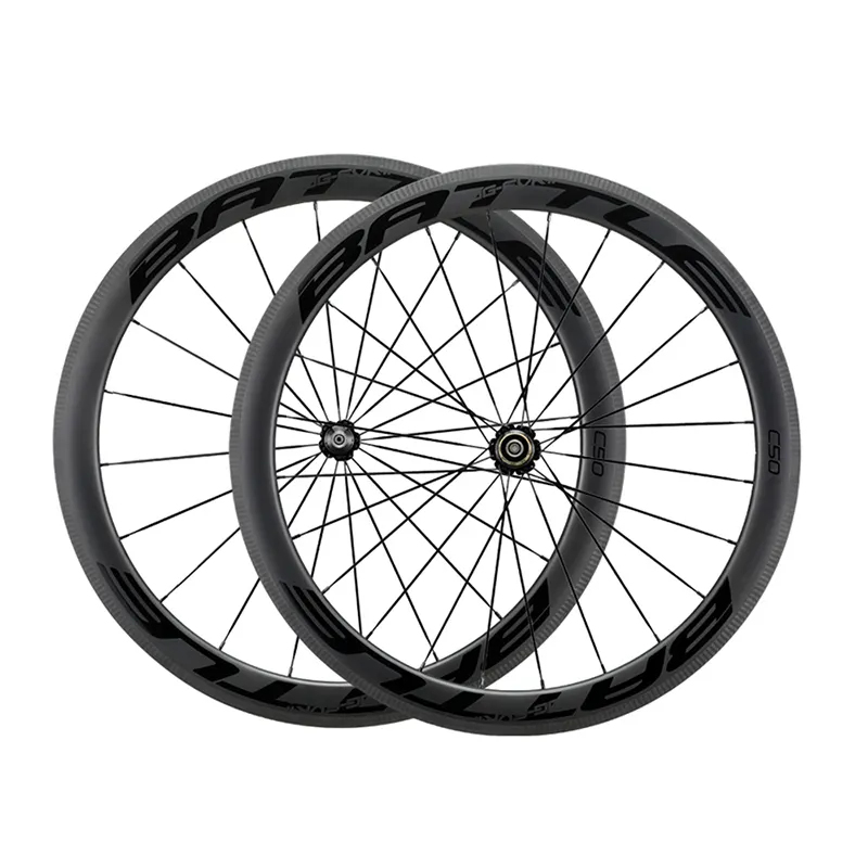 OG-EVKIN RW-002 Carbon Wheels Clincher Tubless 45mm Depth 25mm Outer Width V-Brake Carbon Wheel For Road Bike 700c UCI Wheelset