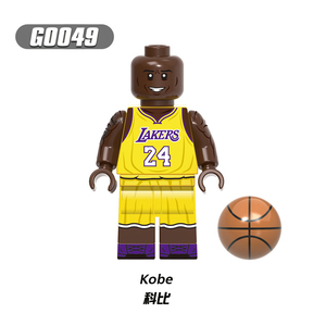 Joueur de football étoile blocs de construction Mini figurine <span class=keywords><strong>Messi</strong></span> Basketball Kobe Super Star jouets éducatifs Halloween vente en gros - Product Image 5