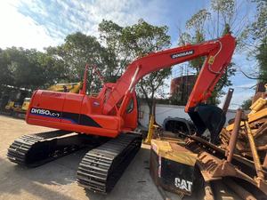 รถขุดไฮดรอลิก Doosan มือสอง DH300 DH220 DH150-7 500LCV DH150LC-7เครื่องยนต์คาวาซากิสำหรับงานก่อสร้างเซี่ยงไฮ้ - Product Image 3