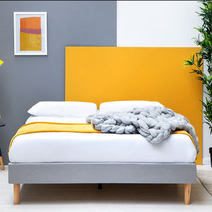 American Style European Luxury Bedroom Furniture King Size <b>Bed</b> <b>Wood</b> Shelter <b>Platform</b> <b>Bed</b> Frames For Home - Product Image 2