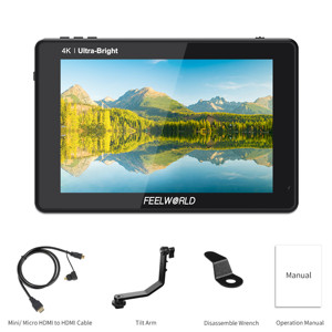 FEELWORLD lut7 Pro lĩnh vực máy ảnh giám đốc màn hình DSLR 7 inch, F970 Power Kit, 2200nits IPS, đặt hàng số lượng lớn Nhà máy trực tiếp - Product Image 6