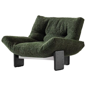 Canapé inclinable en bois massif unique, fauteuil lounge, design moderne et <span class=keywords><strong>tissu</strong></span> pour la maison, le bureau, le salon, la chambre à coucher - Product Image 4