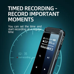 Grabadora de Voz con Pantalla Táctil 970 |   Cuerpo de Aleación de Zinc, 5600 Minutos de Tiempo de Grabación con Reproducción de MP3 - Product Image 6