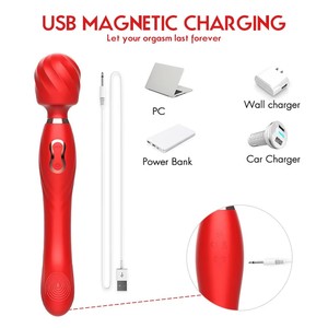 Vibrador Potente de Alta Calidad con Cabezales Grandes, Masajeador Corporal AV, Estimulador de Punto G y Clítoris, Juguetes Sexuales para Mujeres, Palo Masturbador - Product Image 6