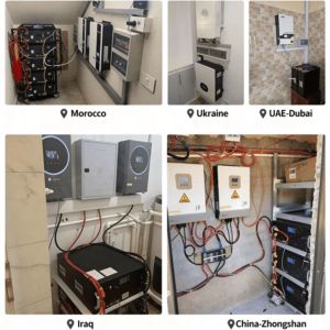 Système de stockage d'énergie domestique hybride portable haut de gamme 16KWH 51.2V 314AH avec écran tactile, sur roues, batterie LiFePO4, 6000 cycles - Product Image 5