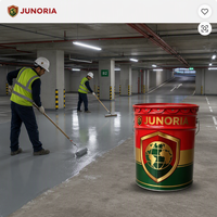 Junoria – Apprêt d'étanchéité époxy liquide 2K anti-poussière à pénétration profonde pour sols d'entrepôt, ateliers en béton et distribution