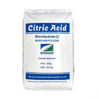 Citroenzuurmonohydraat, voedingskwaliteit E330, CAS 5949-29-1, zuurteregelaar voor sap, frisdrank, snoep, bakkerijproducten en dranken.