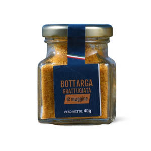 Pot en verre Bottarga supérieur italien 70g Râpé Mullet Roe Culinary Excellence Tradition-Laissez-vous tenter par l'héritage culinaire de l'Italie Sarda - Product Image 1