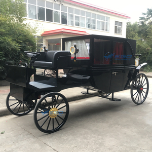 Vagoneta Eléctrica de Turismo Estilo Clásico Vintage, Carroza Real Negra, Vehículo de Turismo Personalizado de Estilo Europeo en Venta - Product Image 2
