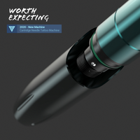 Machine à tatouer électrique CNC permanente, stylo rotatif en aluminium de qualité aéronautique, course de 3,2 mm, longueur d'aiguille réglable