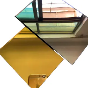 แผ่นกระจกสีกระจกสี5มม. สำหรับกระจกตกแต่ง